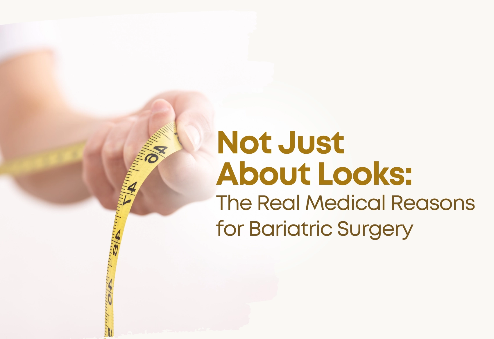 Not Just About Looks: The Real Medical Reasons for Bariatric Surgery